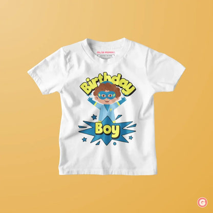 Birthday Super-boy Cotton T-Shirt for Kids - Tshirt