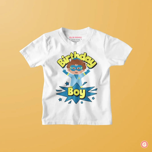 Birthday Super-boy Cotton T-Shirt for Kids - Tshirt