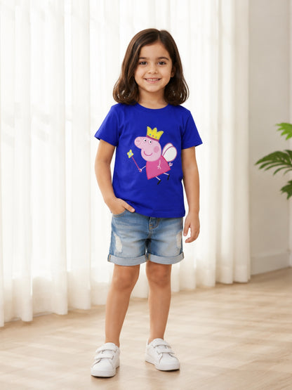 Peppa Pig Princess Kids Cotton T-Shirt