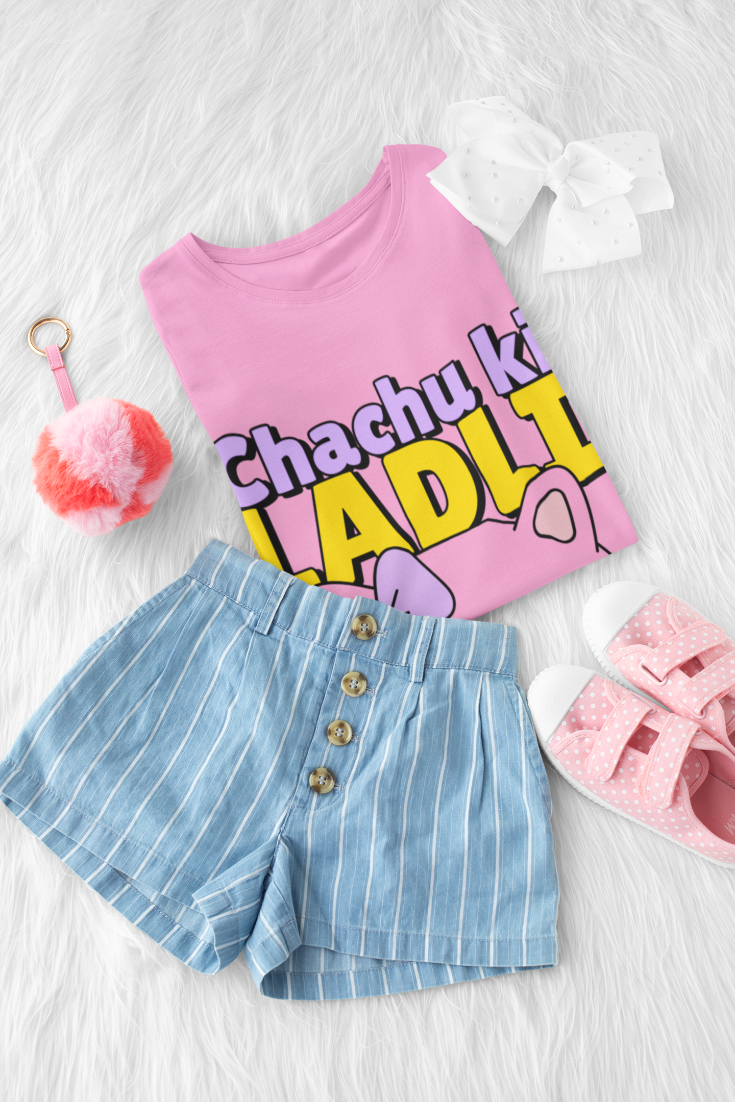Chachu Ki Ladli Girls Cotton T-Shirt