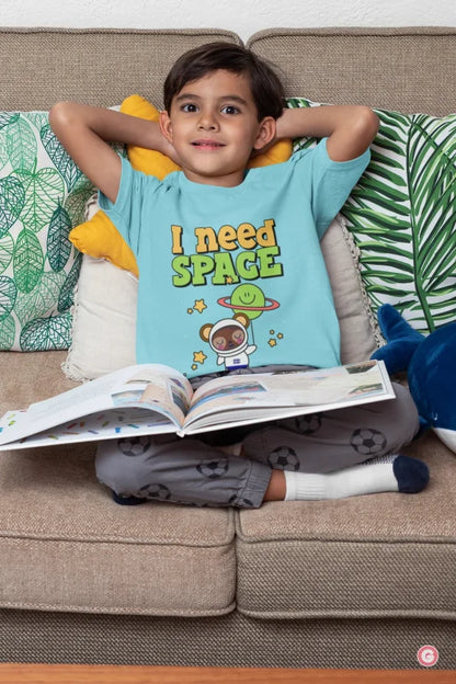 I Need Space Kids Cotton T-Shirt - Tshirt
