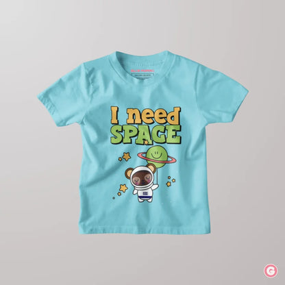 I Need Space Kids Cotton T-Shirt - Tshirt