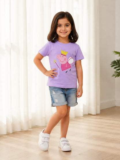 Peppa Pig Princess Kids Cotton T-Shirt