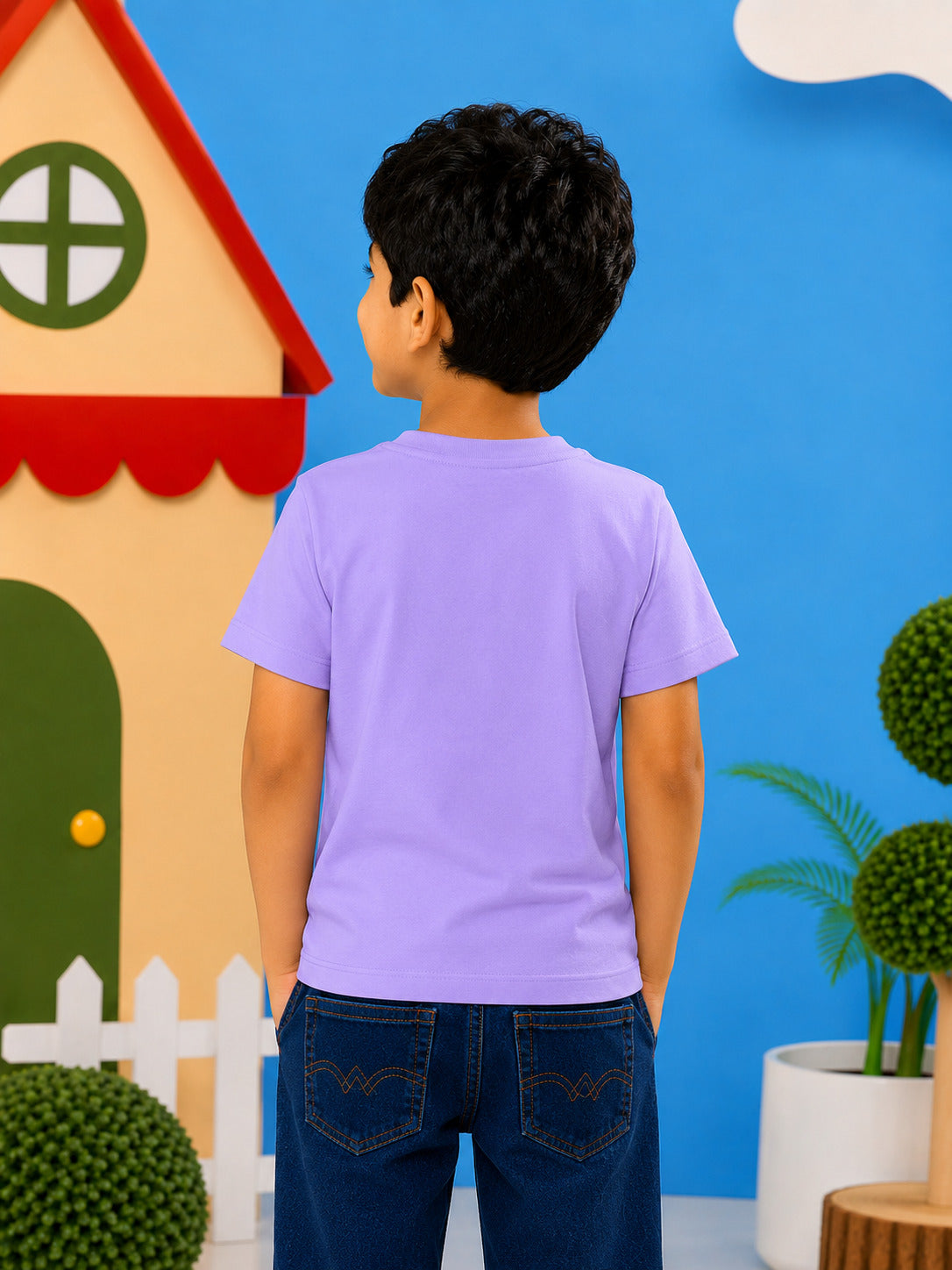 My Dad is Roar-Some Dinosaur Kids Cotton T-shirt
