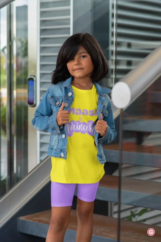 Maasi Ki Princess Kids Cotton T-Shirt - Tshirt