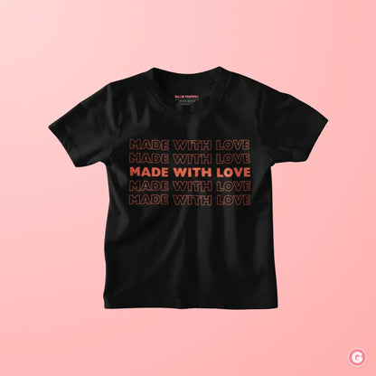 Made With Love Kids Cotton T-Shirt - Tshirt