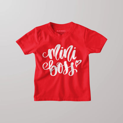 Mini Boss Kids T-Shirt