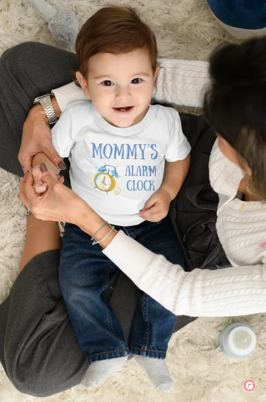 Mommy’s Alarm Clock Kids Cotton T-shirt - Tshirt