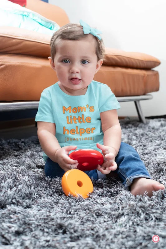 Mom’s Little Helper Cotton T-shirt for Kids - Tshirt