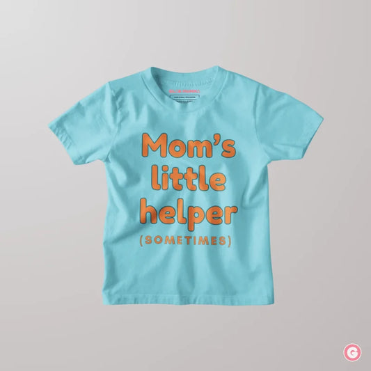 Mom’s Little Helper Cotton T-shirt for Kids - Tshirt