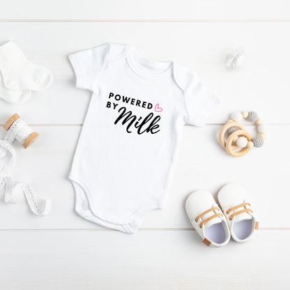 Powered by Milk Baby Onesie