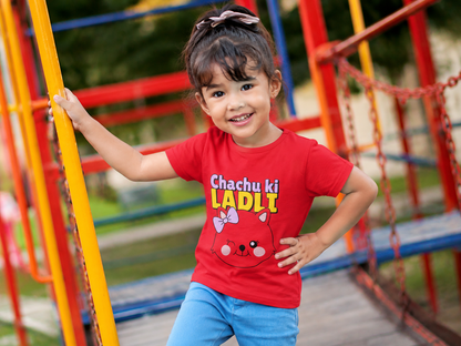 Chachu Ki Ladli Girls Cotton T-Shirt