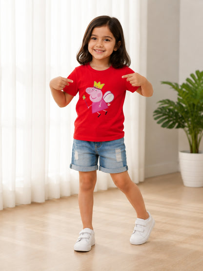 Peppa Pig Princess Kids Cotton T-Shirt