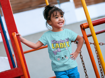 Chachu Ki Ladli Girls Cotton T-Shirt