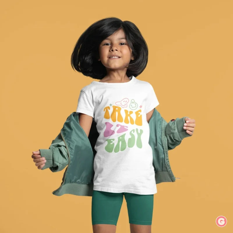 Take It Easy Kids Cotton T-Shirt - Tshirt