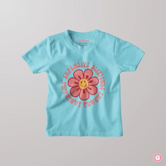 Throws Expensive Tantrums Kids Cotton T-shirt - Tshirt