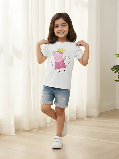 Peppa Pig Princess Kids Cotton T-Shirt